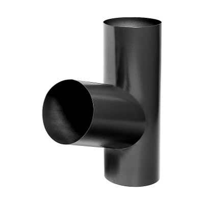 ZENIT svodová odbočka Ø8cm/8cm pozink lak RAL8004 cihlová