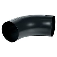 ZENIT svodové koleno Ø10cm 72° pozink lak RAL9005 černá