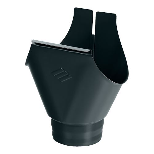 ZENIT kotlík žlabový 33/10cm pozink lak RAL8017 čokoládově hnědá