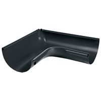 ZENIT žlabový roh vnitřní 33cm pozink lak RAL9005 černá