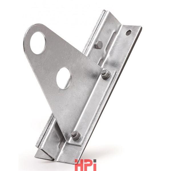 HPI držák sněholamu pro 2 trubky falcovaný plech černý