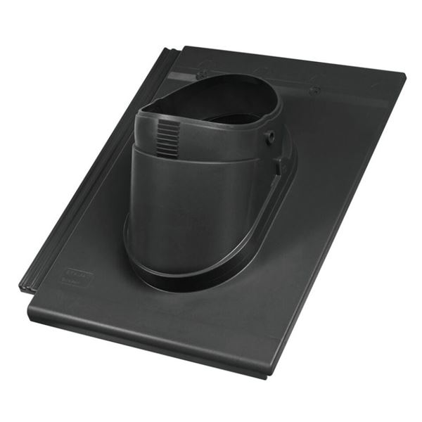 BRAMAC Tegalit průchozí taška DuroVent Js 125 černá (granit metalic)