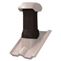 BRAMAC nástavec tašky odvětrání kanalizace DuroVent černý