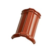 TONDACH HRANICE hřebenáč č.2 drážkový 21cm černá engoba