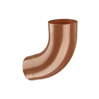 KJG svodové koleno Ø8cm 72° pozink lak RAL8004 měděno hnědá