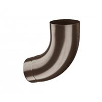 KJG svodové koleno Ø10cm 72° pozink lak RAL8017 TH čoko