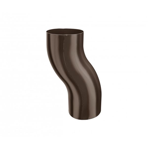 KJG koleno soklové Ø8cm pozink lak RAL8028 Testa di Moro