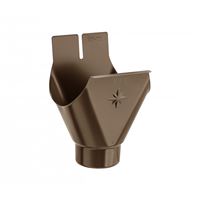 KJG kotlík žlabový 25/8cm pozink lak RAL8028 Testa di Moro
