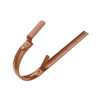 KJG žlabový hák s prolisem 33/55cm pozink lak RAL8004 měděno hnědá