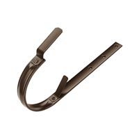 KJG žlabový hák s prolisem 33/55cm pozink lak RAL8028 Testa di Moro