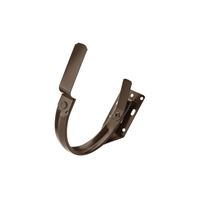 KJG hák žlabový čelní do krokve 33cm pozink lak RAL8017 TH čoko