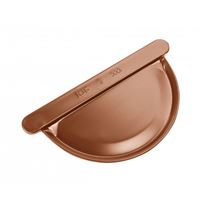 KJG čelo žlabové 33cm pozink lak RAL8004 měděno hnědá