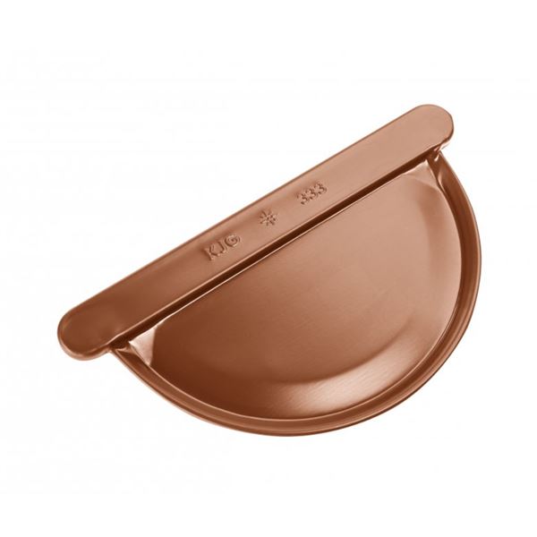 KJG čelo žlabové 33cm pozink lak RAL8004 měděno hnědá