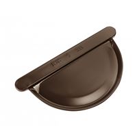 KJG čelo žlabové 33cm pozink lak RAL8028 Testa di Moro