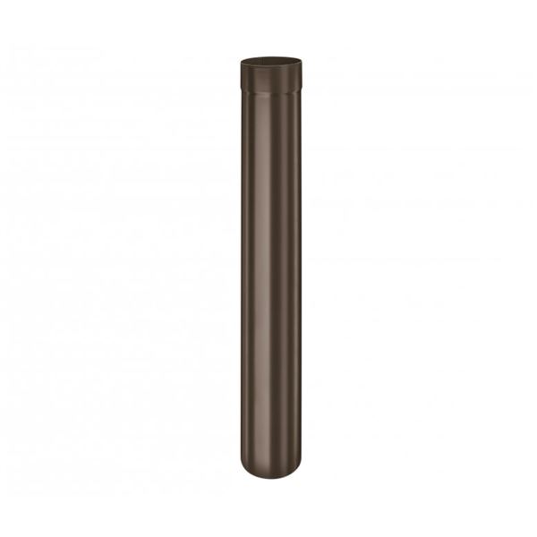 KJG svodová roura Ø8cm 1m pozink lak RAL8028 Testa di Moro