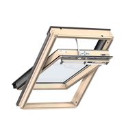 VELUX střešní okno dřevěné kyvné, elektrické ovládání GGL CK06 306621A 55x118cm