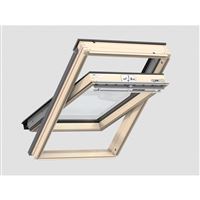 VELUX střešní okno dřevěné kyvné, horní ovládání GLL FK06 1061 66x118cm trojsklo