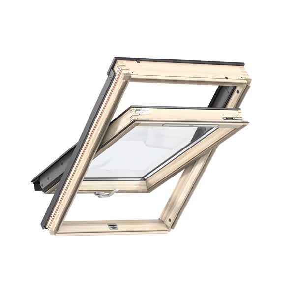 VELUX střešní okno dřevěné kyvné GZL MK08 1051B 78x140cm