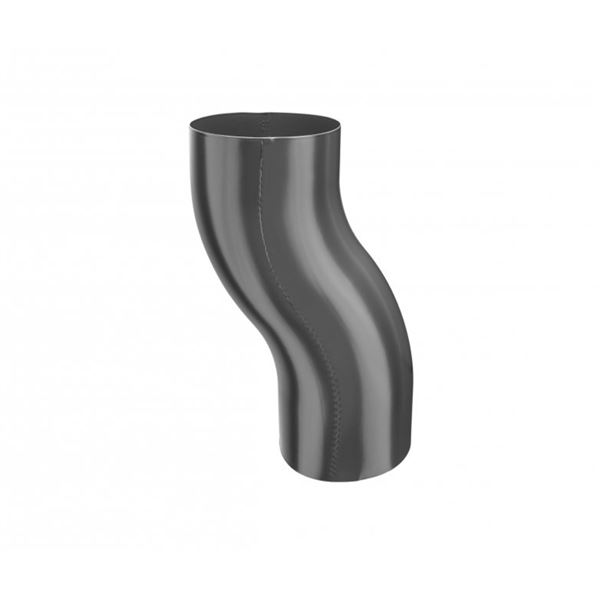 KJG koleno soklové Ø8cm pozink lak RAL7016 antracit