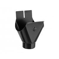 KJG kotlík žlabový 33/10cm pozink lak RAL9005 intenzivní černá