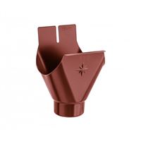 KJG kotlík žlabový 25/8cm pozink lak RAL3009 ocelově červená