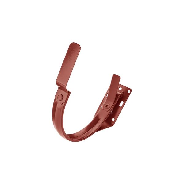 KJG hák žlabový čelní do krokve 25cm pozink lak RAL3009 ocelově červená