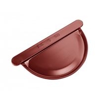 KJG čelo žlabové 25cm pozink lak RAL3009 ocelově červená