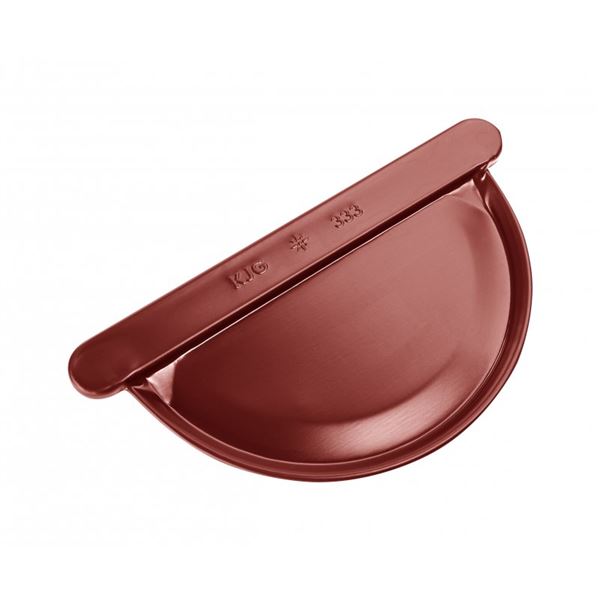 KJG čelo žlabové 25cm pozink lak RAL3009 ocelově červená
