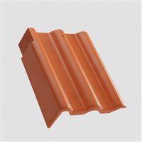 BETONPRES Exclusiv tvarovka okrajová levá višňová lesklá