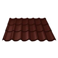 RUUKKI Monterrey š.1100mm PURAL MATT R50+ tmavě červená RR29