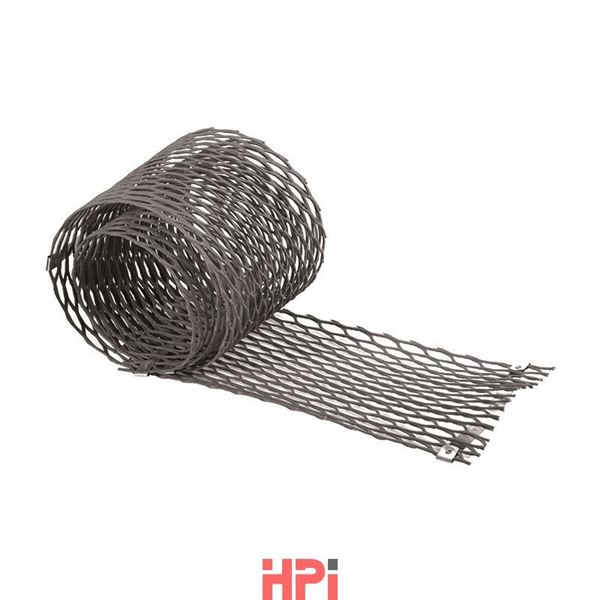 HPI okapový zachycovač listí šířka 28cm, 2m hnědý