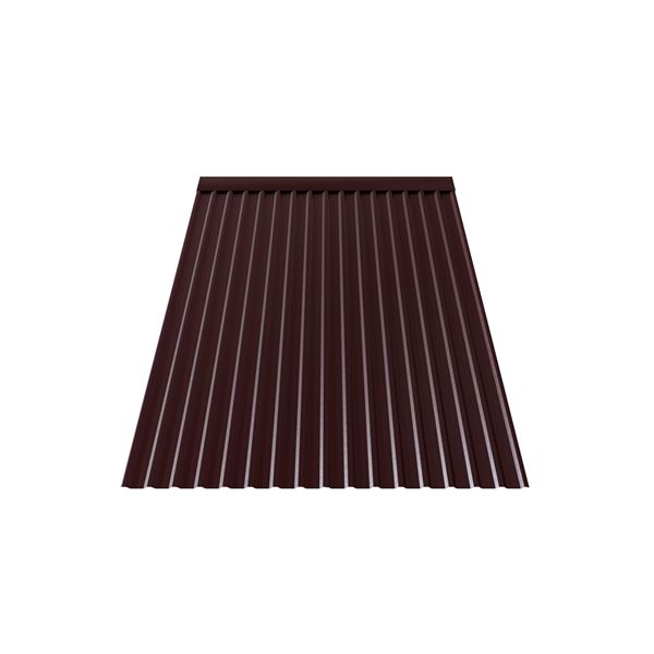 Comax trapéz ocel. zinek(FeZn) tl. 0,5mm LESK hnědá RAL8017